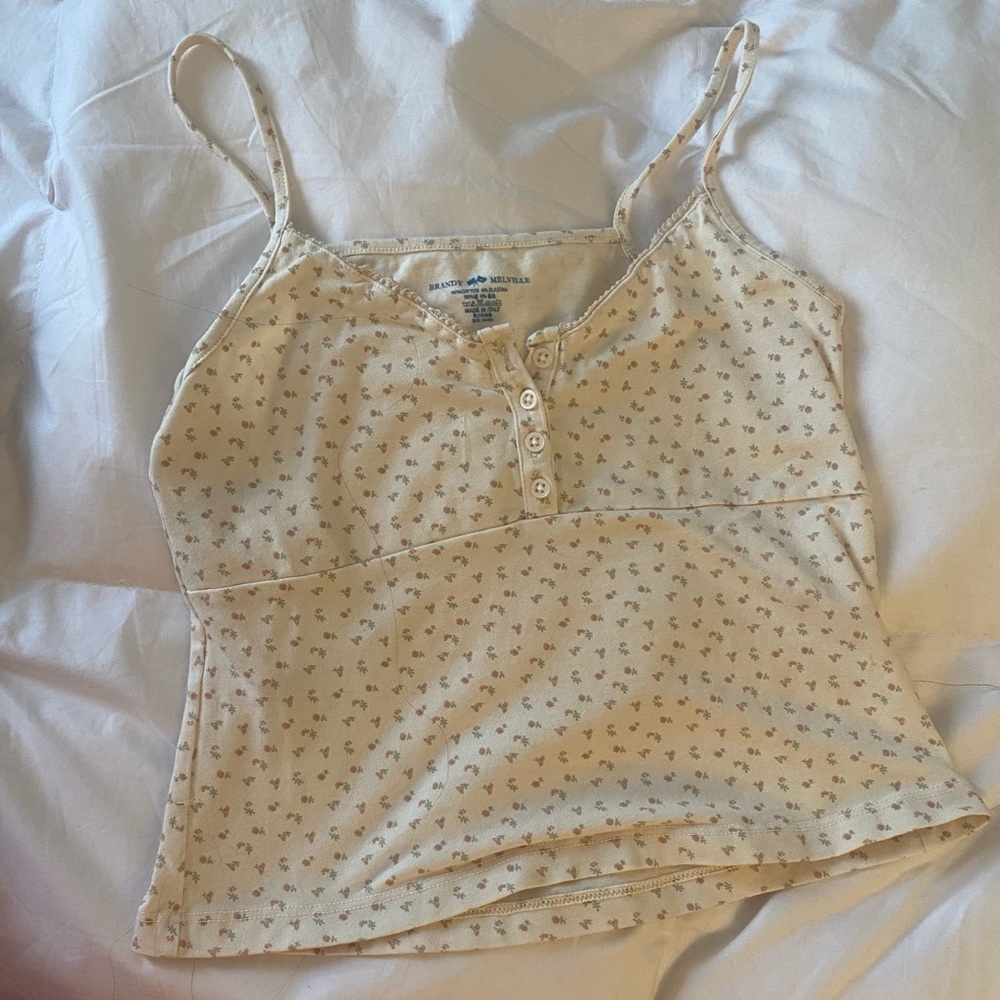 Brady Melville floral crop top